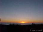 Sunset over Lake Michigan