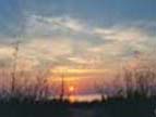 Sunset over Lake Michigan