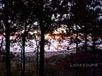 View towards Ludington from the deck at Lakesound